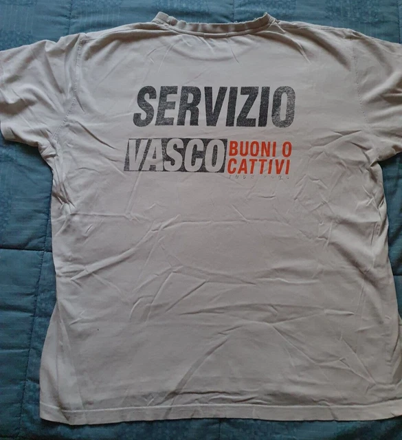 VASCO ROSSI Rara maglia STAFF tour Buoni o cattivi 2004