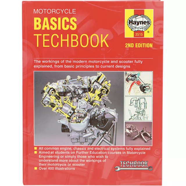 Haynes Motorcycle Service & Maintenance Basics Techbook (M3515)