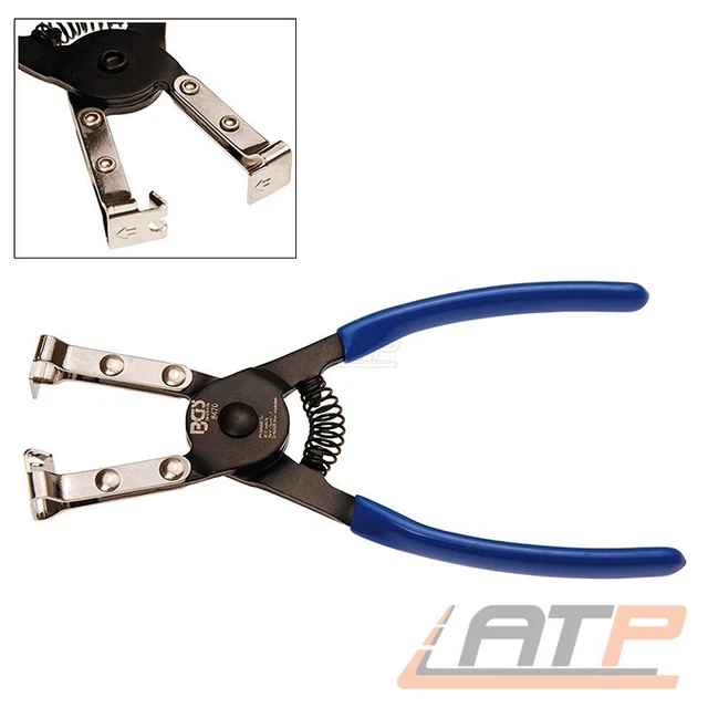Bgs Click-L Pinza Morsetti Tubolari 150 Mm Fascette Tubo Veicolo Fascette Nastro Molla