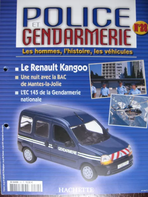 Fascicule 28  Police Gendarmerie Renault Kangoo Citroen Traction Minialuxe