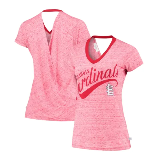 St. Louis Cardinals T-Shirt (Größe M) Damen MLB Wortzeichen Druck Top - Neu