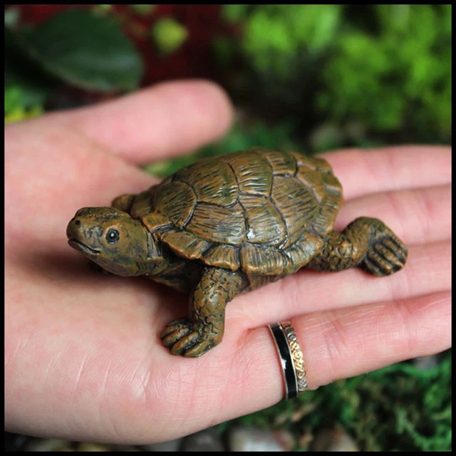 Garden Decor Resin Turtle Statue Outdoor Sculpture Ornament Home Lawn Patio Yard