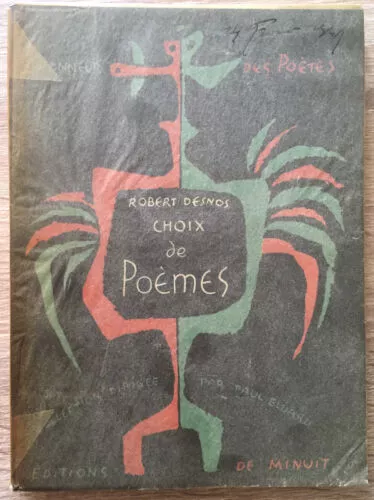 Choix de poèmes - Desnos Robert / Editions de Minuit 1946