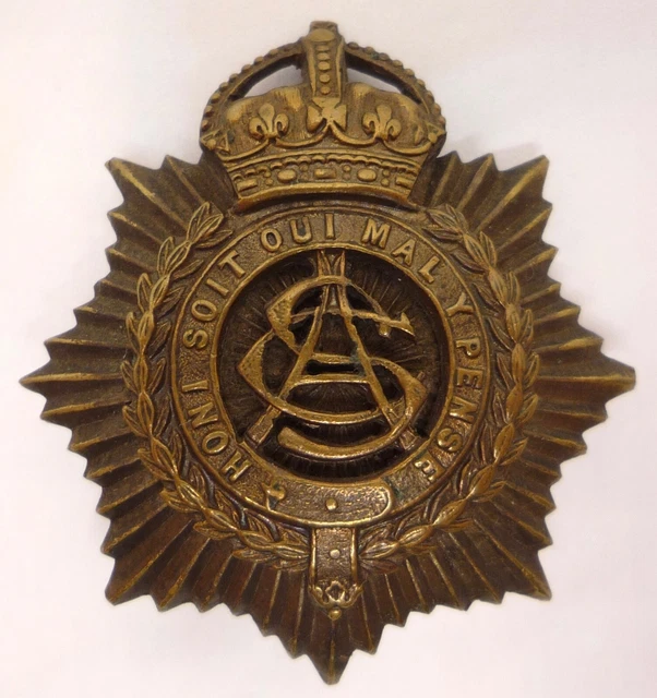 ROYAL ARMY SERVICE Corps Genuine Officers Cap Badge (E) £14.99 ...