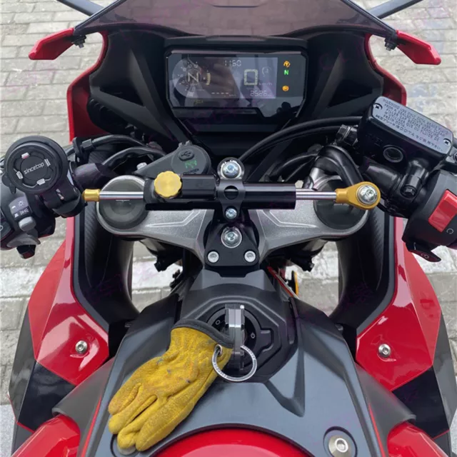 Linear Steering Damper Stabilizer Mounting Bracket Kit For Honda CBR650R 2019-23 2