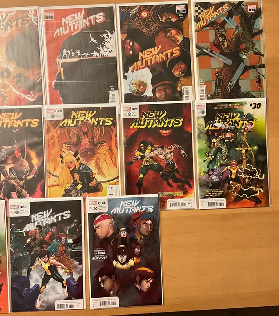 MARVEL NEW MUTANTS 33 comic lot #1-33 COMPLETE SERIES 2019 vol 4 Dawn of X era 7