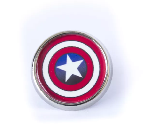 Cool Captain America The Avengers Shield Lapel/Tie Pin Badge