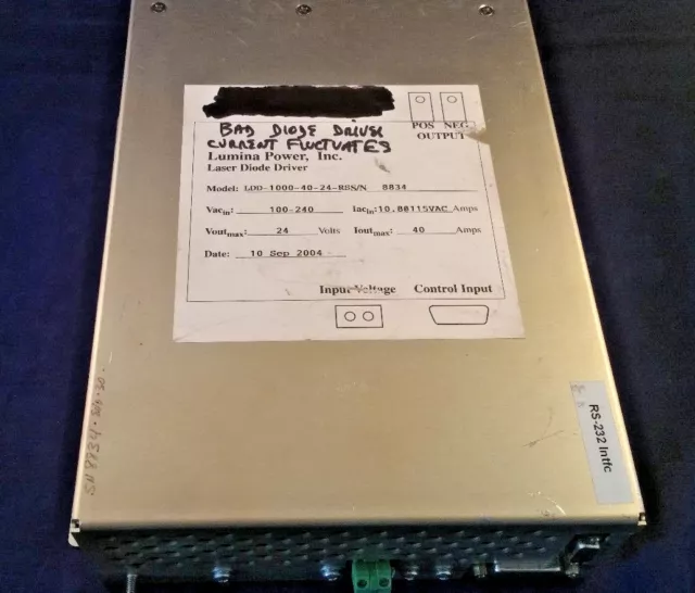 Lumina Power LDD-1000-40-24-RS Laser Diode Driver