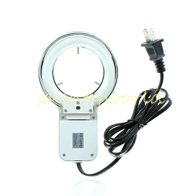 New RING LIGHT FLUORESCENT FOR MICROSCOPE 8W 60MM INSIDE DIAMETER WHITE