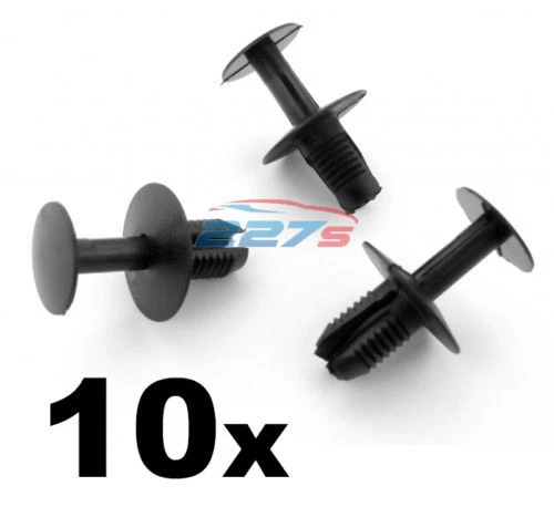 LEX 50 Piu00e8ces 6mm Clips De Garniture De Panneau De Portiu00e8re De Voiture