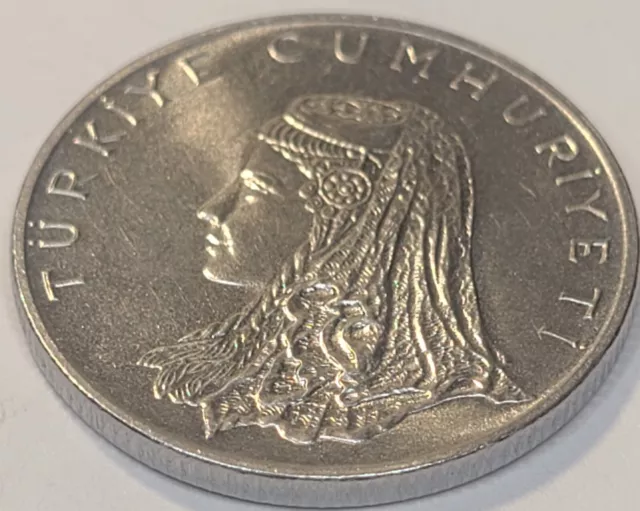 Turkey 1975 - 50 Kurus Coin - Anatolic bride's head KM#899 US SELLER NICE COIN