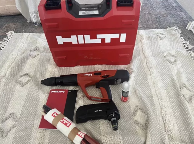HILTI DX 5 MX 72 Kit Fully Automatic Powder Actuated Tool in Case 02142655