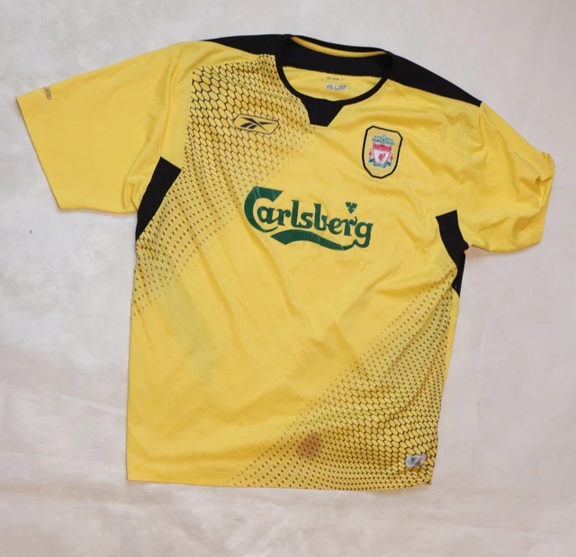 VINTAGE REEBOK LIVERPOOL CARSLBERG TRIKOT JERSEY HERREN ca Gr L