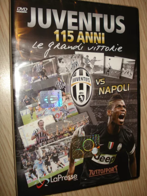 DVD Oficial 115 Años Por Historia El Grandi Gana FC Juventus Vs Napoli