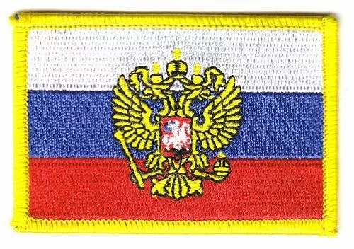 Aufnäher Russland Adler Patch Flagge Fahne