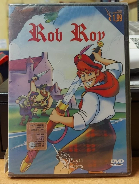 Rob Rotton Dvd ROB ROY DVD Cartone Animato Magic Memory Nuovo Mai Aperto Consegna 24 ...