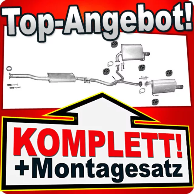 Auspuff für Subaru Legacy SW / Outback 2.5 121KW Kombi 2003-2009 Auspuffanlage