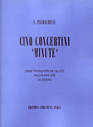 5 Cinq concertini "minute" trompette (ut ou sib) / cornet sib et piano