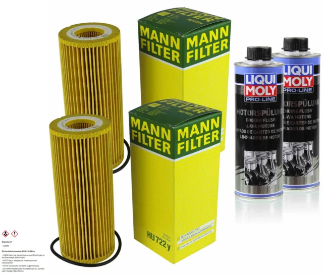 2xMANN-FILTER Ölfilter für Alfa Romeo 159 Sportwagon 2.4 JTDM Spider Fiat Croma