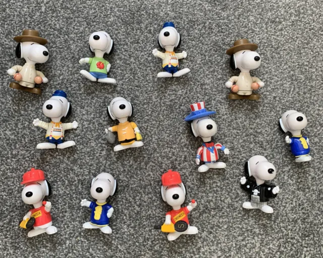 Snoopy Mcdonald’s Happy Meal Toys 1999 Bundle
