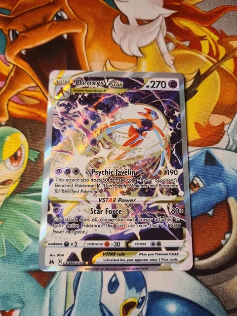 Pokémon Karte Deoxys VSTAR Crown Zenith GG46/GG70 Full Alt Kunst selten NM TCG 2