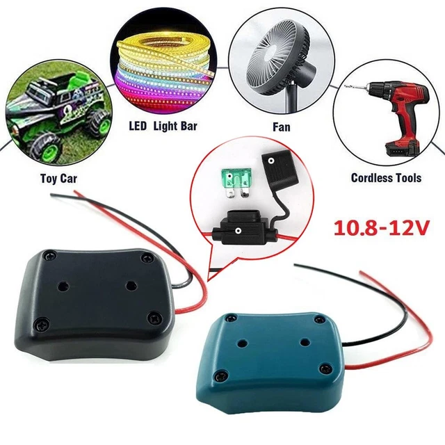 Adattatore batteria fai da te adattatore batteria spina di alimentazione plastica 10,8 V-12 V annuncio