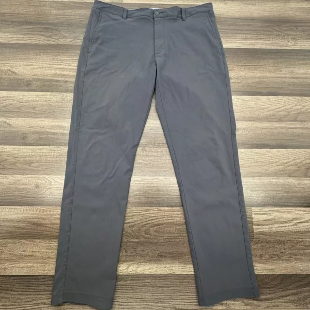 Pantalones de golf Footjoy para hombre 36x32 gris serie térmica rendimiento ropa activa chino