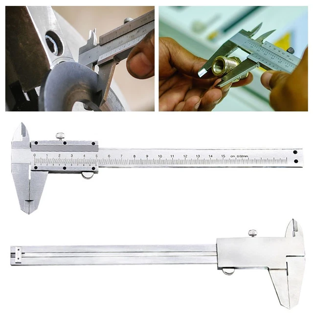 Callipers Metal Normal PRECISION METAL CALIPERS Gauge Micrometer Vernier Caliper 6