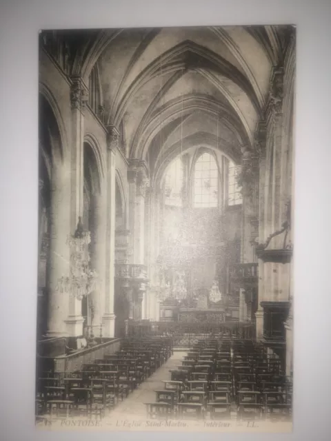 CPA 95 - PONTOISE - L'Eglise Saint-Maclou - Intérieur