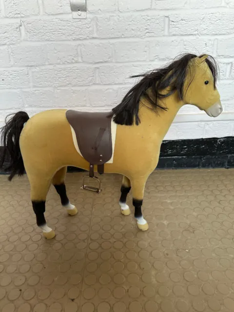 American girl light brown western horse for 18" dolls