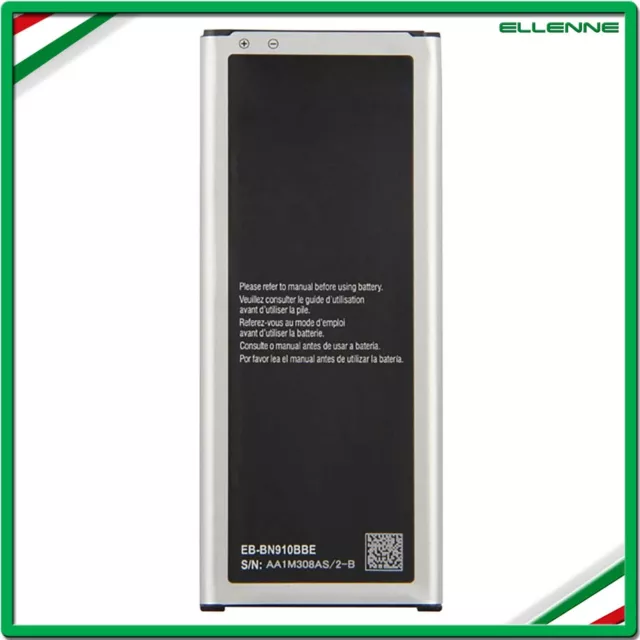 ✅ Batteria Per Samsung Galaxy Note 4 N910F Eb-Bn910Bbe Nuova 3220Mah ✅