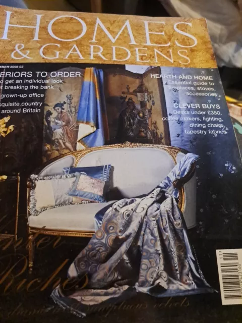 Homes & Gardens Magazine November 2003 Back Issue Id: