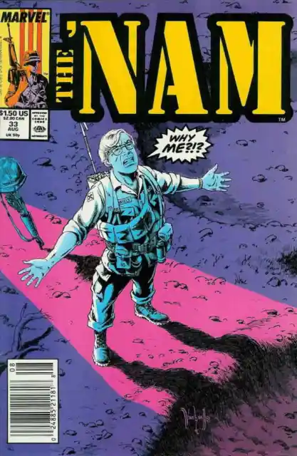 Nam, The #33 (Newsstand) FN; Marvel | Vietnam War comic - we combine shipping