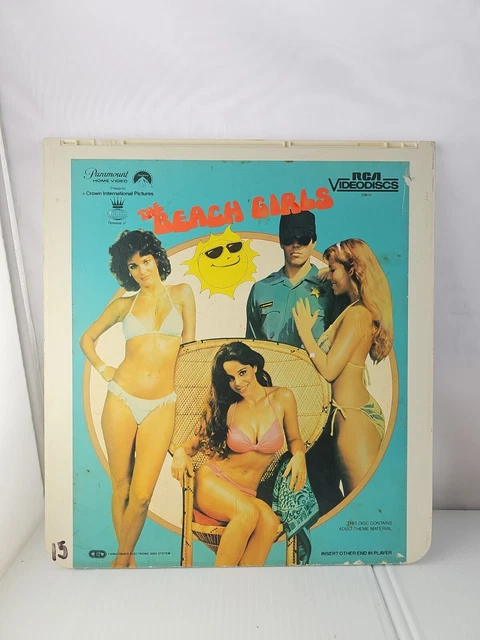 The Beach Girls  (RCA CED VideoDisc 1983) Cult 1980's Teen Sex Comedy