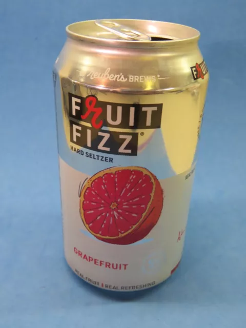 Craft Alcohol Empty Can ~ REUBEN'S Brews Fruit Fizz Grapefruit Hard Seltzer