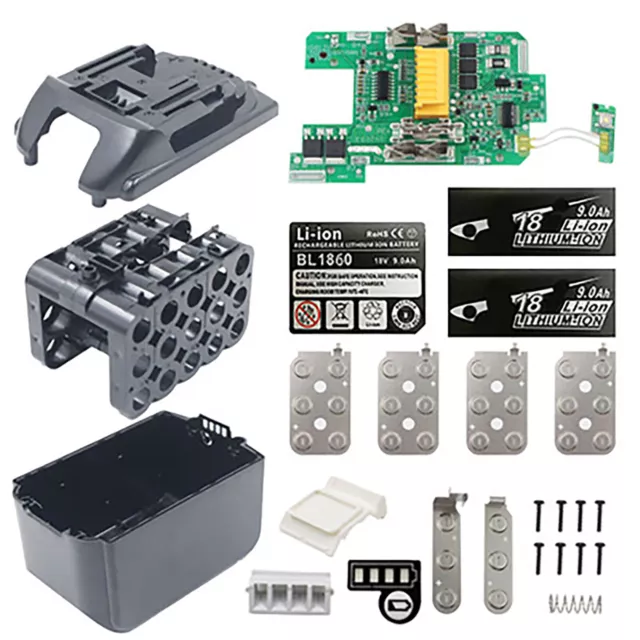 PCB Board Battery Housing Set for MAKITA 18V 9Ah Li-ion Battery Repair Accessory