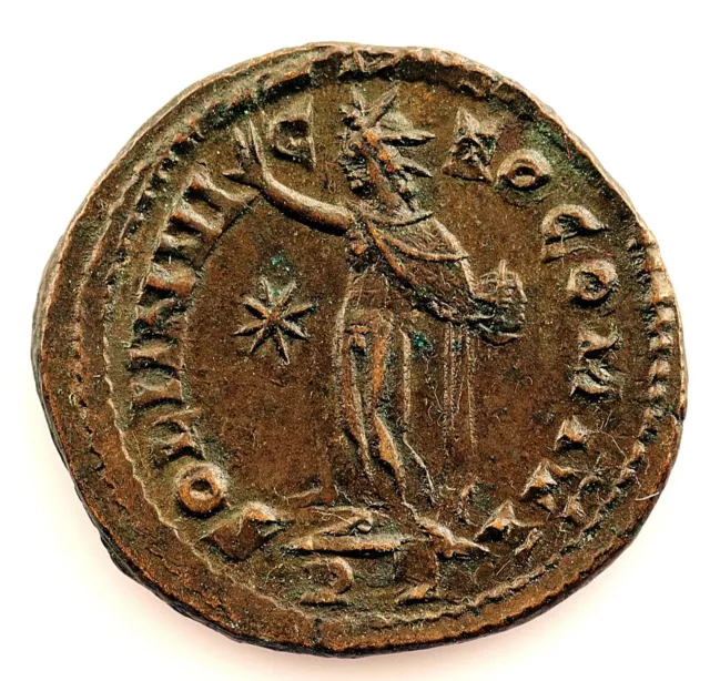 Empire Romano-Licinio. Follis 308-324 D.c. EBC XF Copper 0.1oz 2