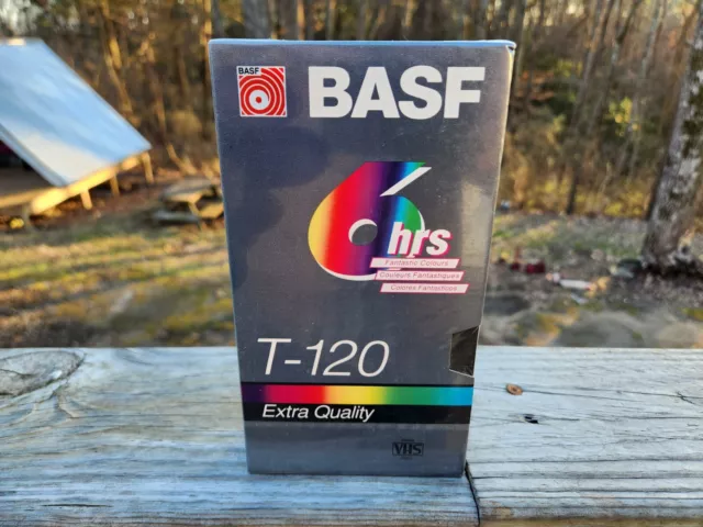 BASF VHS Tape BASF Extra Quality New Sealed Blank VHS Tapes T-120 6 Hr