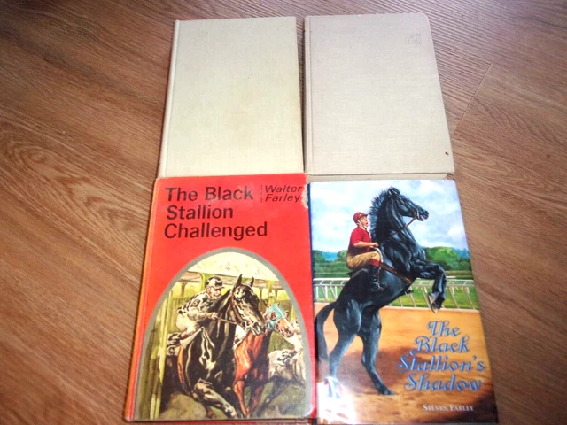 Black Stallion Shadow Challenged Courage Island Fury Farley Horse Book Lot