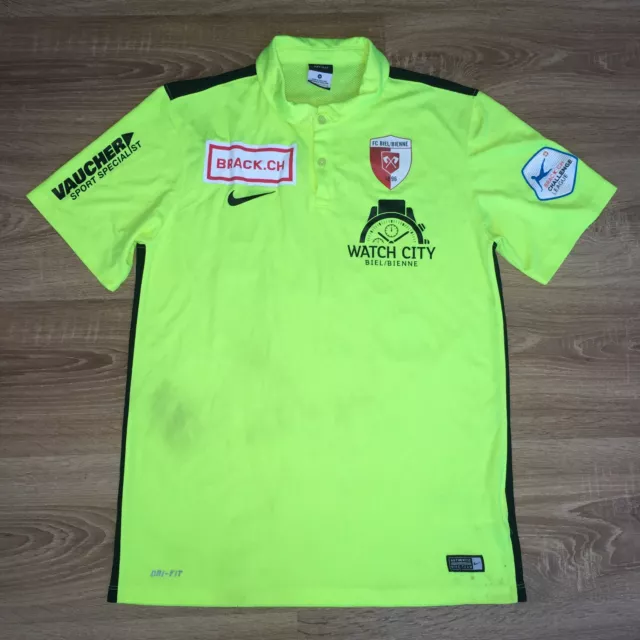 Biel-Bienne Switzerland 2015 - 2016 #24 Popara match worn away shirt size M