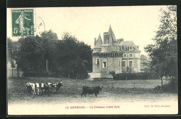 CPA Dormans, Le Chateau 1910