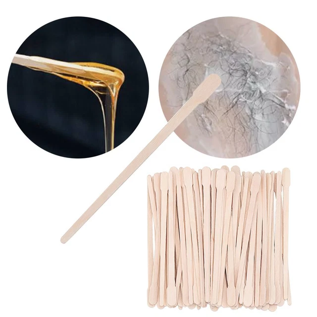 HAIR REMOVAL CREAM Wax Spatulas Waxing Applicator Waxing Stick Wiping
