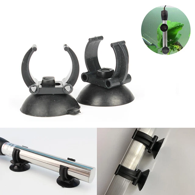 2pcs Aquarium Sucker Heating Rods Clip Air Line Pipe Tube Holder Sucti.fa