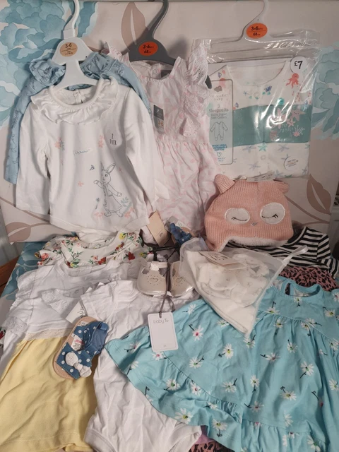 Baby Girls Brand New Clothes Bundle age 3-6 months
