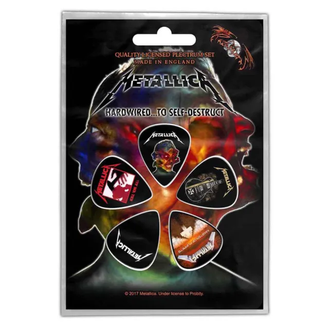 METALLICA - Hardwired to self-destruct Plektrum Pack Guitar Pick Set