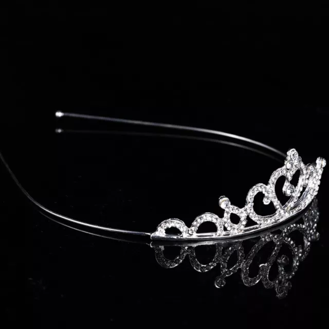 Rhinestone Hair Band Tiara Crowns For Women Wedding Brides Queen Crowns Jewelry 2