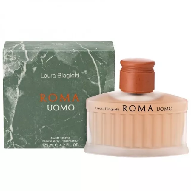 Parfum LAURA BIAGIOTTI Roma Homme Eau de Toilette 125 ML Spray (Avec Confection)