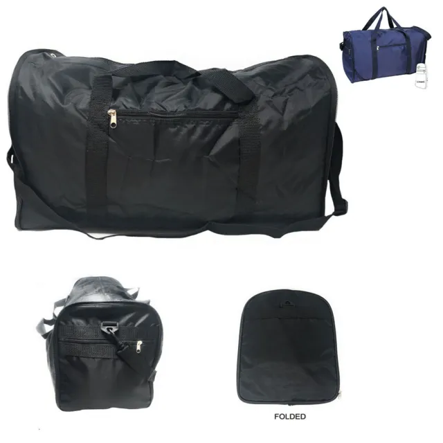 Foldable Duffle Duffel Bag Bags Sports Gym Workout Luggage Travel 20"