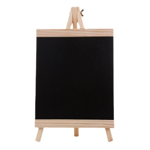 SMALL BLACKBOARD EASEL Chalkboard With Stand Chalk Board Sign Board