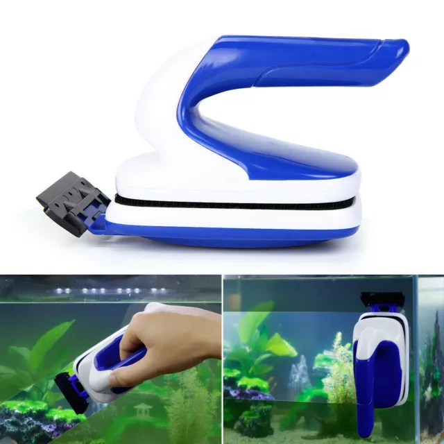 Aquarium Magnetic Floating Cleaner Brush Fish Tank Glass Algae Cleaning Scraper